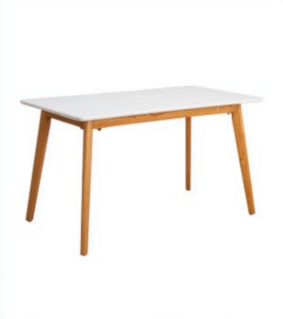 Eettafel van MDF en hout voor de eetkamer - 120 x 60 x 75